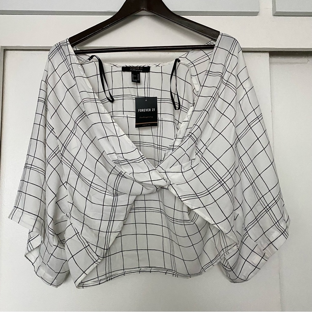 Grid Pattern Top Forever 21